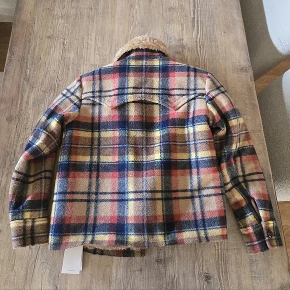 NWT Mother The After School Special Plaid Jacket - Picture 6 of 16